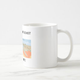Ta inte schisten för granit (geologihumorn) kaffemugg