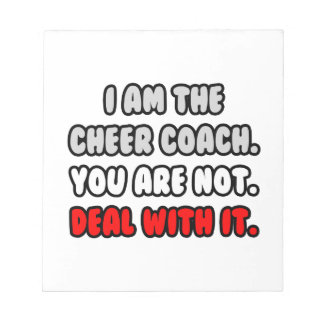 Ta itu med det ... Funny Cheer Coach Anteckningsblock