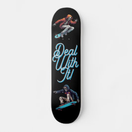 Ta itu med det mini skateboard bräda 18,5 cm