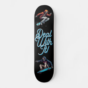 Ta itu med det mini skateboard bräda 18,5 cm