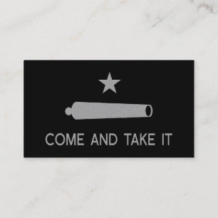 Ta kommer det flagga~ Texas Visitkort