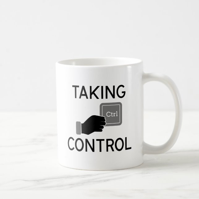 Ta kontroll kaffemugg (Höger)