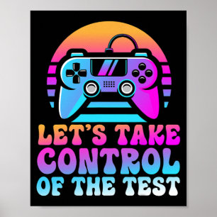 Ta kontroll över testdagen för Älskare-spel Poster
