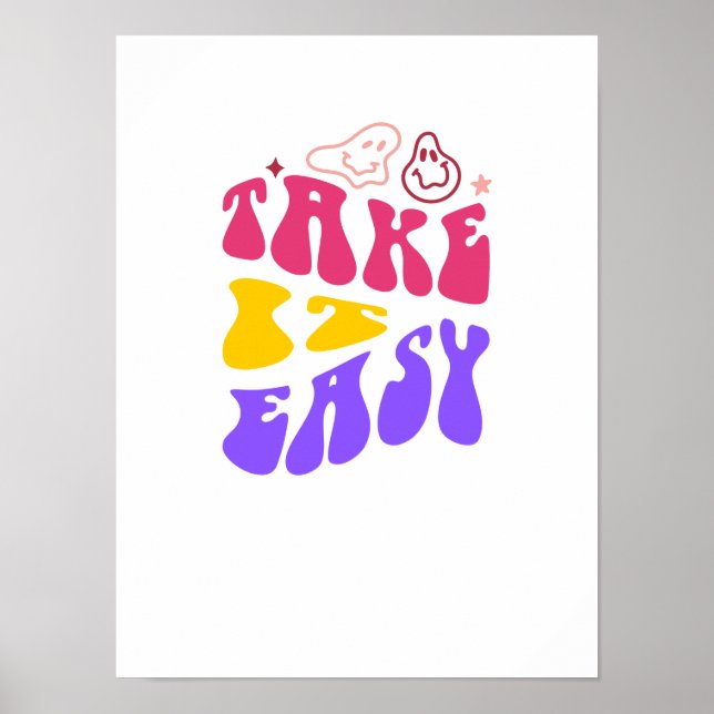 Ta lätt på psykisk medvetenhet poster (Framsidan)