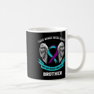 Ta Lila Suicide Awareness Brother Ditt Vingar W Kaffemugg