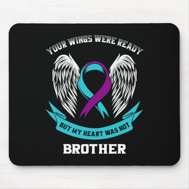 Ta Lila Suicide Awareness Brother Ditt Vingar W Musmatta (Framsidan)