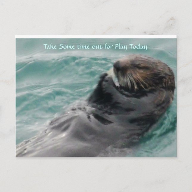 Ta lite tid för Play. Vykort (Framsida)