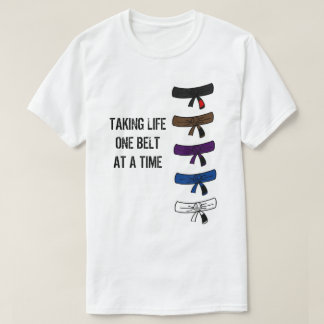 Ta liv en t-skjorta för bälte i sänder BJJ Tee Shirt