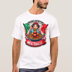 Ta livet av den italienska Noveltyn Meatbulls Funn T Shirt