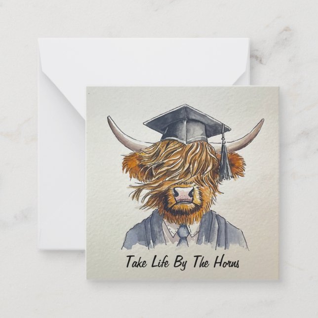Ta livet av Horns Postcard Stil Notecard Anteckningskort (Framsida)