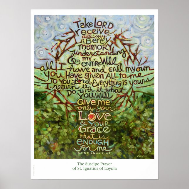Ta Lord, ta emot.. St Ignatius Prayer Poster (Framsidan)