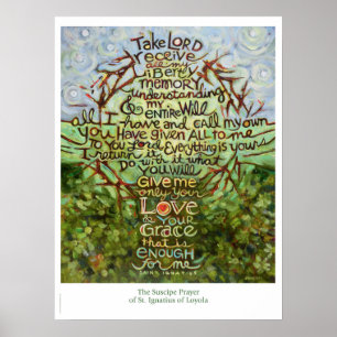 Ta lorden, motta… den St Ignatius bönaffischen Poster