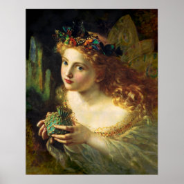 Ta mässan Ansikte i Woman, Fairy Butterflies Poster