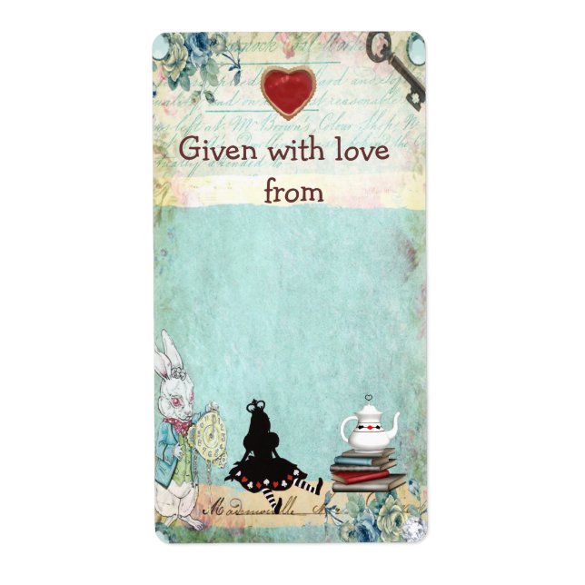 Ta med Bok Princess Alice Bookplåtar Fraktsedel (Framsidan)