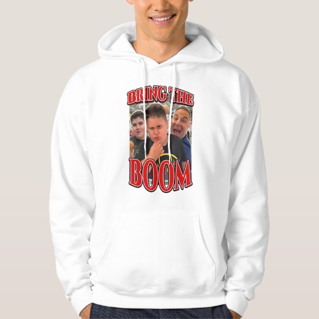 Ta med Boom Rizzler Funny Joke Gifts Hoodie (Framsida)