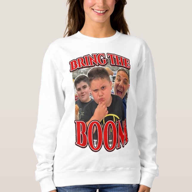 Ta med Boom Rizzler Funny Joke Gifts T Shirt (Framsida)