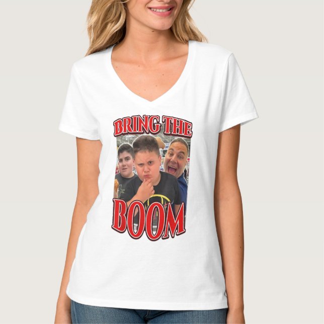 Ta med Boom Rizzler Funny Joke Gifts T Shirt (Framsida)