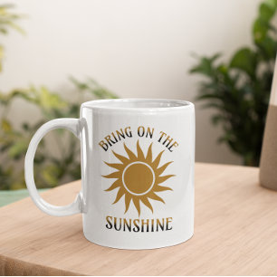 Ta med den soliga Golden Kaffemugg