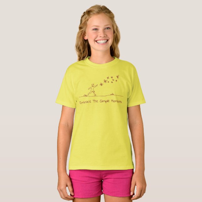 Ta med dig de enkla minnena - spela upp barn utanf t shirt (Hel framsida)