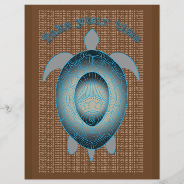 Ta med dig ditt tidssköldpadda motiveringscitat (Framsida)