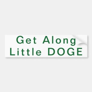 Ta med dig lite DOGE-stötfångare Bildekal