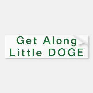 Ta med dig lite DOGE-stötfångare Bildekal