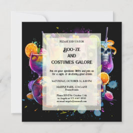 Ta med dig sprit när du dricker Halloween fest Julkort