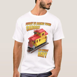 Ta med din Caboose på jobbet-dagen (Gul Caboose) T Shirt