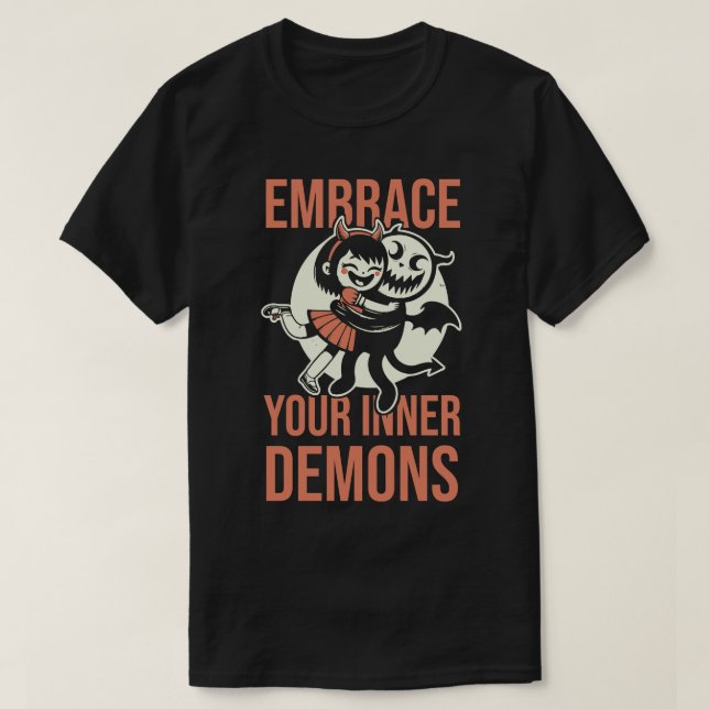 Ta med dina inre demoner 1 t shirt (Design framsida)