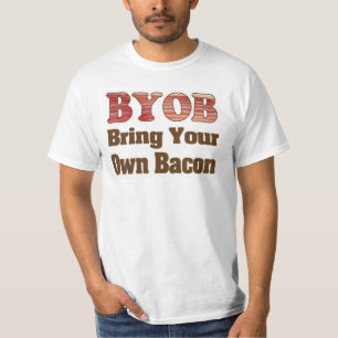 Ta med egen bacon tee shirt