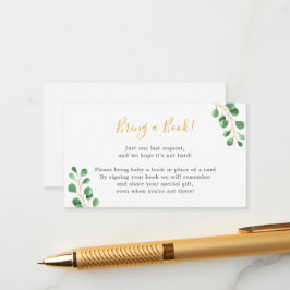 Ta med en bok-eucalyptus babydusch tilläggskort