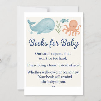 "Ta med en bok istället för ett kort – Baby shower