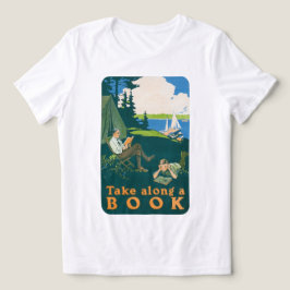 Ta Med En Bok Vintage Affisch Konst T Shirt