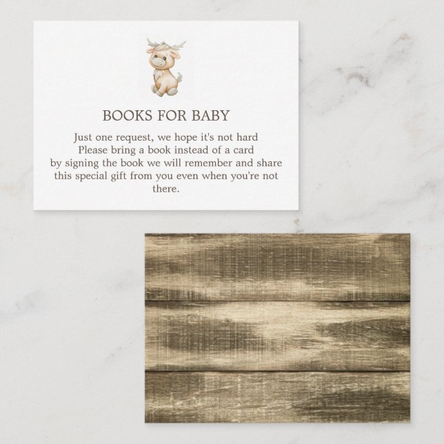 Ta med ett bok-djurutrymmeskort visitkort (Fram/baksida)