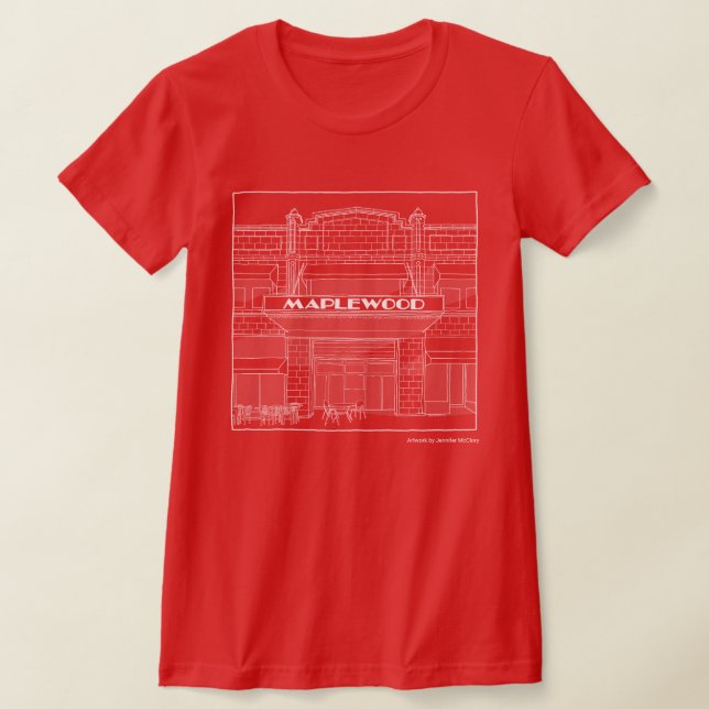 Ta med filmer tillbaka till Maplewood T-Shirt (Laydown)