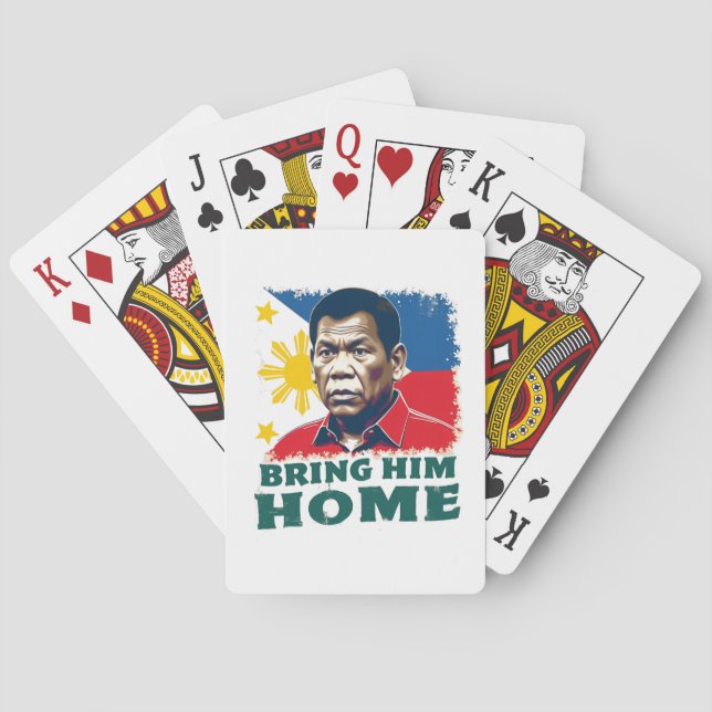 Ta med honom hem-supporter Digong Duterte Casinokort (Baksidan)