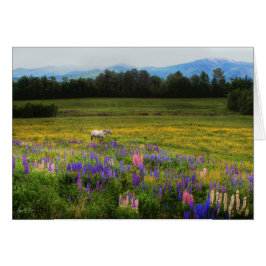 Ta med i vyn hälsningskort