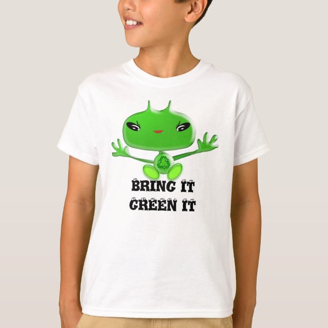 Ta med IT i grönt Tröja (Framsida)