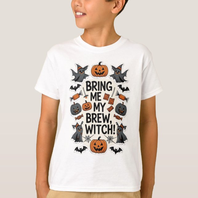 Ta med mig min Brew, Witch! T Shirt (Framsida)