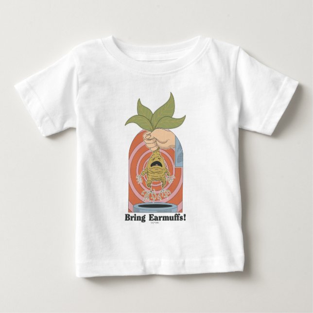 "Ta med öronmuffar!" Skrikande alrörsgrafik T Shirt (Framsida)
