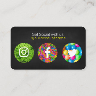 Ta med oss Social! Visitkort