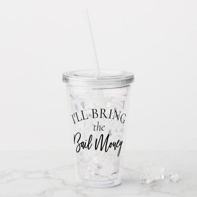 Ta med pengarna | Bachelorette Brudens sida Take Away Mugg (Framsida Ice)