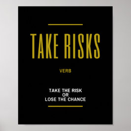 Ta med riskinspirationsoffert poster