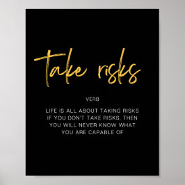Ta med riskinspirerande citat poster