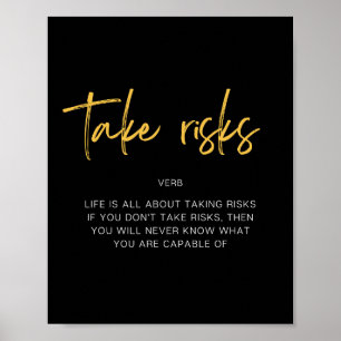 Ta med riskinspirerande citat poster
