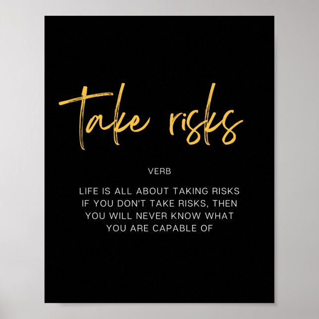 Ta med riskinspirerande citat poster (Framsidan)