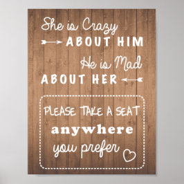 Ta med sig sätet bröllop-skylt, träskkorna eller s poster