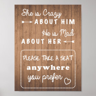 Ta med sig sätet bröllop-skylt, träskkorna eller s poster