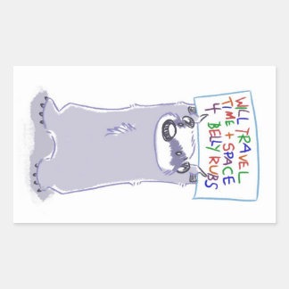 Ta med sig skyltar - kommer att resa - bocketikett rektangulärt klistermärke