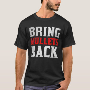 Ta med Vintagen Mullet-Pridet i bakgrunden Hairsty T Shirt